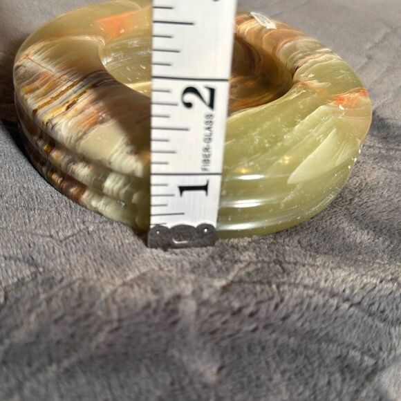 Gorgeous Natural Stone Ashtray or Trinket Box Heavy BRAND NEW Great Gift - Picture 8 of 12